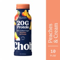 Chobani® Complete Peaches & Cream Low Fat Greek Yogurt Drink Perspective: Main