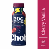 Chobani 20G Protein Lowfat Greek Yogurt Drink Cherry Vanilla 10 fl oz Perspective: Main