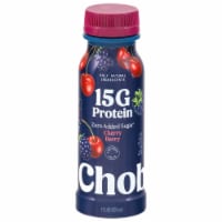 Chobani® Cherry Berry Lactose-Free Low Fat Greek Yogurt Drink Perspective: Main