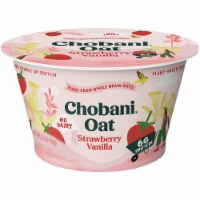 Chobani Oat-Based Strawberry Vanilla Oat Milk Yogurt Perspective: Main