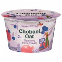 Chobani Oat-Based Blueberry Pomegranate Oat Milk Yogurt Perspective: Main