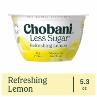 Chobani Less Sugar Low-Fat Fino Lemon Greek Yogurt 5.3oz Perspective: Main