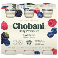Chobani® Low-Fat Daily Probiotic Mixed Berry Greek Yogurt Drinks