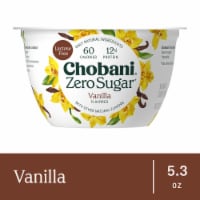 Chobani® Zero Sugar Vanilla Greek Yogurt Cup Perspective: Main