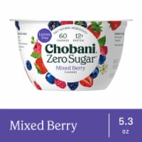 Chobani® Zero Sugar Mixed Berry Yogurt Cup Perspective: Main