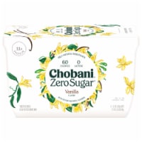 Chobani® Zero Sugar Vanilla Greek Yogurt Cups Perspective: Main