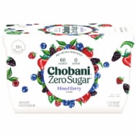 Chobani® Zero Sugar Mixed Berry Greek Yogurt Cups