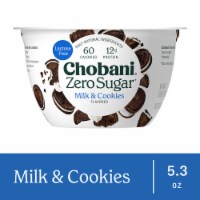 Chobani® Zero Sugar Milk & Cookies Greek Yogurt Cup Perspective: Main