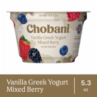 Chobani® Low-Fat Vanilla with Mixed Berry on the Bottom Greek Yogurt