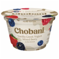 Chobani® Low-Fat Vanilla with Mixed Berry on the Bottom Greek Yogurt