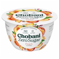 Chobani Zero Sugar Peach Yogurt