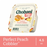 Chobani® Flip® Perfect Peach Cobbler™ Low Fat Greek Yogurt Cup