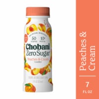 Chobani Zero Sugar Peaches & Cream Greek Yogurt Drink