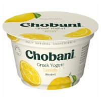 Chobani Lemon Blended Greek Yogurt Cup Perspective: Main