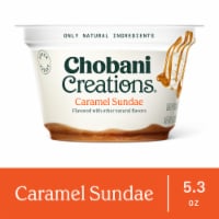 Chobani Creations Greek Caramel Sundae Yogurt Perspective: Main