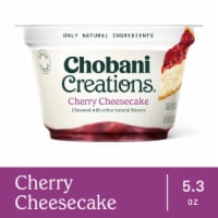 Chobani Creations Greek Cherry Cheesecake Yogurt Cup Perspective: Main