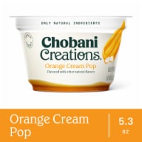 Chobani Creations Greek Orange Cream Pop Yogurt Cup Perspective: Main
