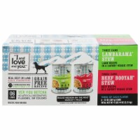 I and Love and You Baaad Moooon on the Rise Wet Dog Food Variety Pack - 6 Count