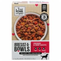 I and Love and You Irresist-A-Bowls™ Chicken & Beef Homemade Dog Food