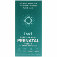 iwi Algae-Based Prenatal Omega-3 + Complete Multivitamin