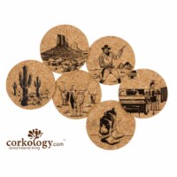 Corkology 408 Old West Cork Coaster Sets
