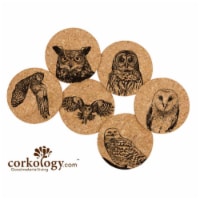 Corkology 411 Owls Cork Coaster Sets