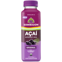 Sambazon® Organic Original Acai Superfruit Juice Bottle Perspective: Main
