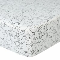 New Country Home 6061D1 7.75 x 8.75 in. Animal Print Cotton Crib Sheet