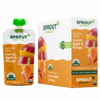 Sprout Organic Carrot Apple Mango Stage 2 Baby Food Perspective: Main