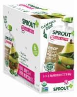 Sprout Pear Kiwi Peas Spinach Stage 2 Organic Baby Food Perspective: Main