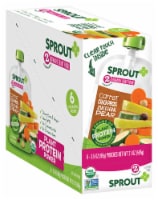 Sprout Organic Carrot Chickpeas Zucchini Pear Stage 2 Baby Food Perspective: Main