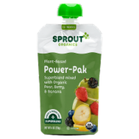 Sprout® PowerPak Pear with Superblend Berry Banana Toddler Puree Pouch