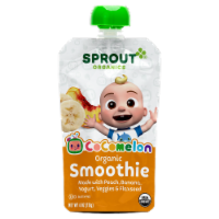 Sprout® Organic Peach Banana with Yogurt Veggies & Flax Seed Smoothie