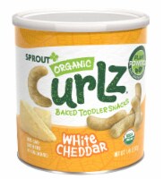 Sprout Organic White Cheddar Curlz Backed Toddler Snacks