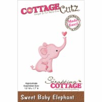 CottageCutz Mini Die-Sweet Baby Elephant 1.5 X1.7