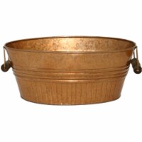 Robert Allen 212050 14 in. Basin Planter, New Copper