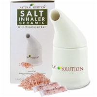 Natural Solution Neti Pot, Ceramic Salt Inhaler, Respiratory Therapy for Asthma and Allergies
