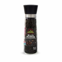 Himalayan Chef Whole Black Peppercorns, Large Glass Grinder, Natural & Hot – 6.35oz