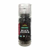 Himalayan Chef ORG-GR-5101 1.76 oz Black Pepper Glass Grinder