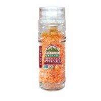 Himalayan Chef ORG-GR-5106 3.53 oz Lemon Peel Pink Salt Glass Grinder