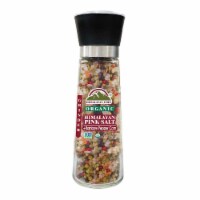 Himalayan Chef Organic Rainbow Peppercorn & Pink Salt, Nutrients fill Glass Grinder | 12.5 Oz