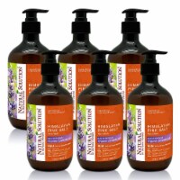 Natural Solution Liquid Hand Wash, Mild Concentrated Purifying, Lavender-Pack of 6/14 Oz Each