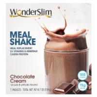 WonderSlim Aspartame Free Meal Shake, Chocolate Cream (7ct)