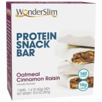 WonderSlim Protein Snack Bar, Oatmeal Cinnamon Raisin (7ct)