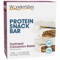 WonderSlim Protein Snack Bar, Oatmeal Cinnamon Raisin (7ct)