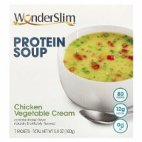WonderSlim Protein Soup, Chicken & Vegetable Cream (7ct)