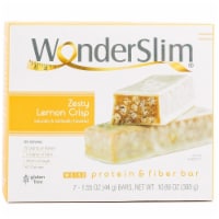 WonderSlim Protein & Fiber Bar, Zesty Lemon Crisp (7ct)