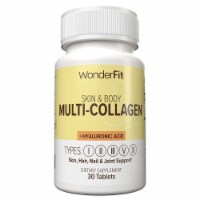 WonderFit Multi-Collagen and Hyaluronic Acid Tablet, (30ct)