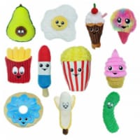 Chomper ZD2196 20 19 Food Junkeez French Fry Plush Dog Toy - Large