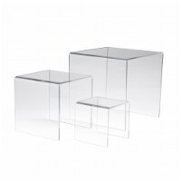 Econoco FF - DR4510 Set of 3 Acrylic Display Risers